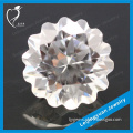 High quality beautiful white sun flower shape cheap gemstone beads